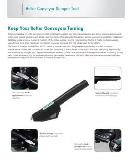 Flexco's Roller Conveyor Scraper Tool